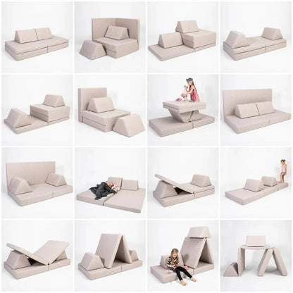 Modulares Spielsofa für Kinder, Kindercouch, Spielmatratze - BesonderesHoch2