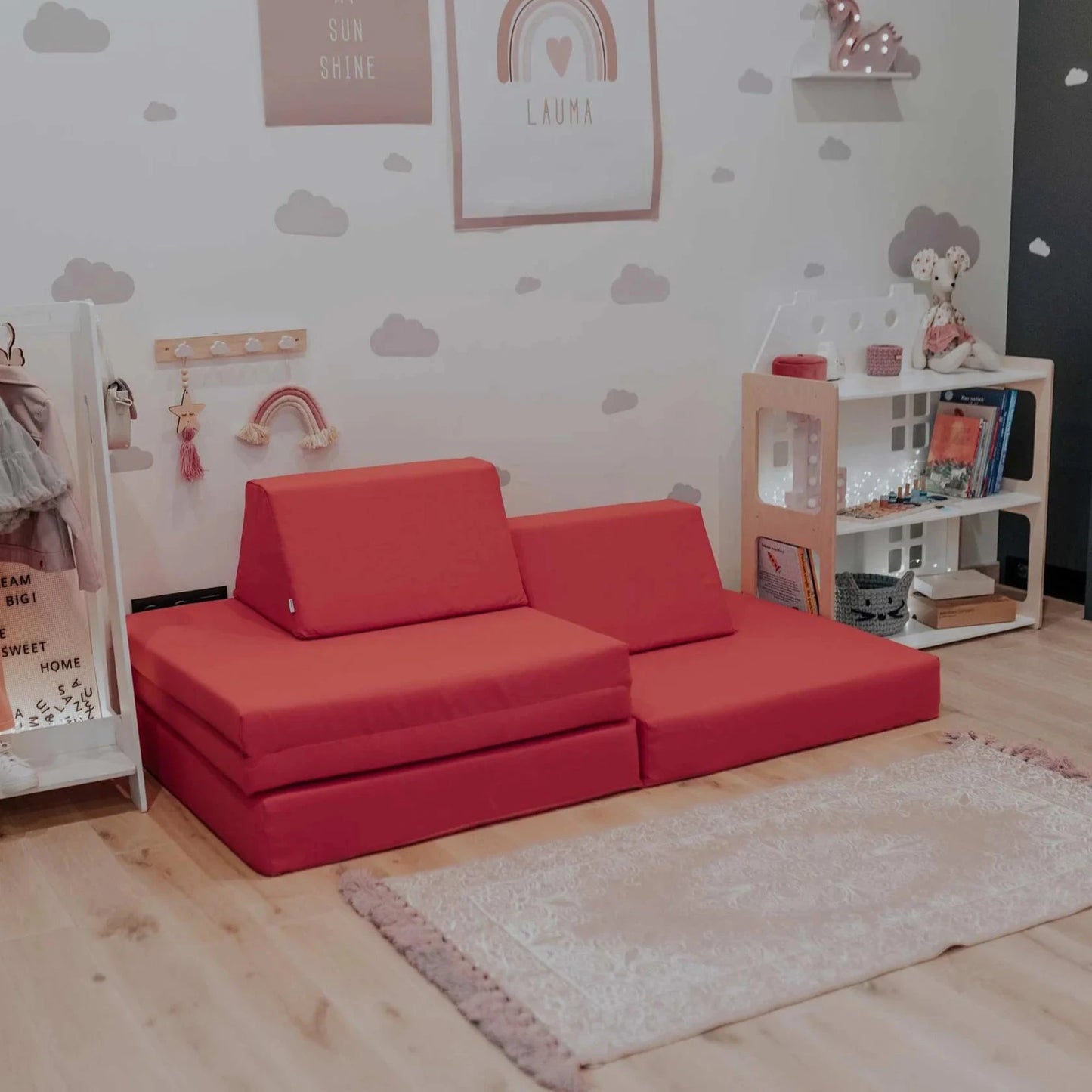Modulares Spielsofa für Kinder, Kindercouch, Spielmatratze Sweethomefromwood 