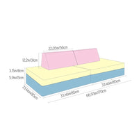 Modulares Spielsofa für Kinder, Kindercouch, Spielmatratze Sweethomefromwood 
