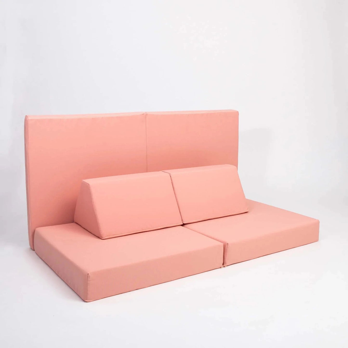 Modulares Spielsofa für Kinder, Kindercouch, Spielmatratze Sweethomefromwood Lachs 