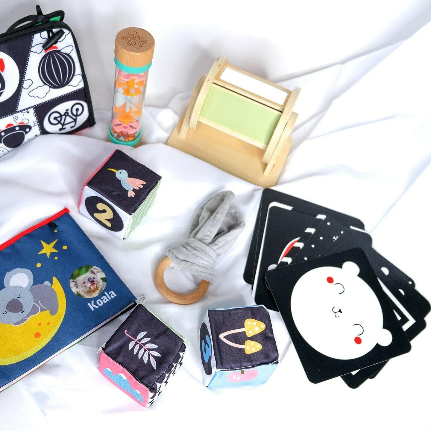 Montessori - Box für Babys von 0 bis 6 Monaten - BesonderesHoch2