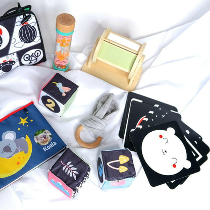 Montessori - Box für Babys von 0 bis 6 Monaten - BesonderesHoch2