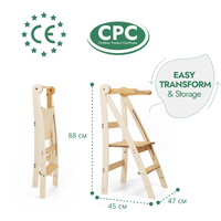 Montessori Lernturm - Höhenverstellbarer Kinderstuhl