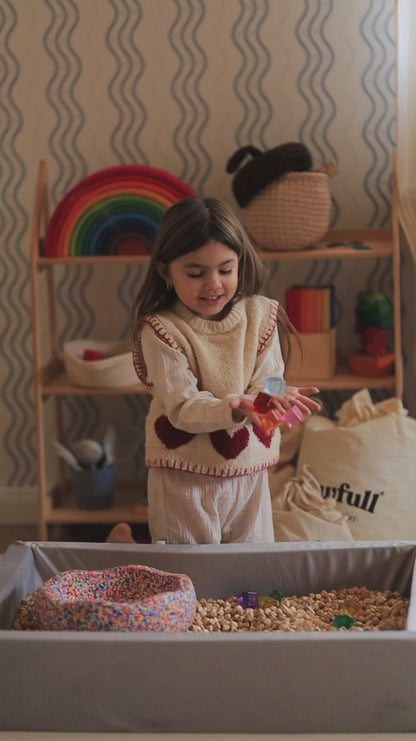 Sensorik-Würfelbox – Komplettset mit Kreativwürfeln & Werkzeug