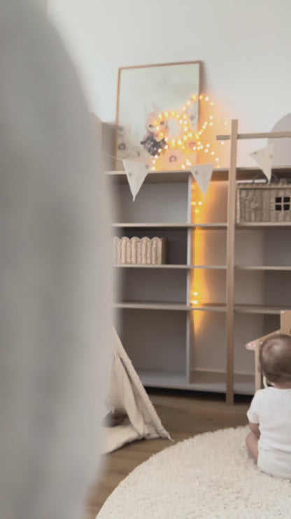 Busyboard House XL Pastel – Montessori Wooden Learning Wall