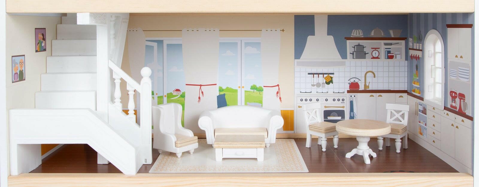 Puppenhaus Stadtvilla - BesonderesHoch2