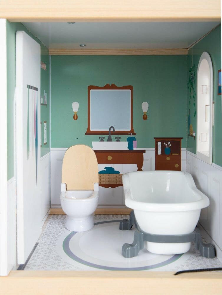 Puppenhaus Stadtvilla - BesonderesHoch2