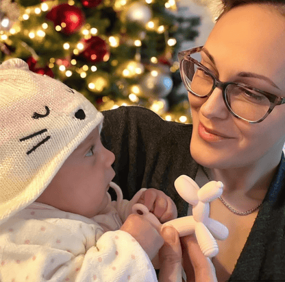 Puppy Teether (Rosa) - BesonderesHoch2