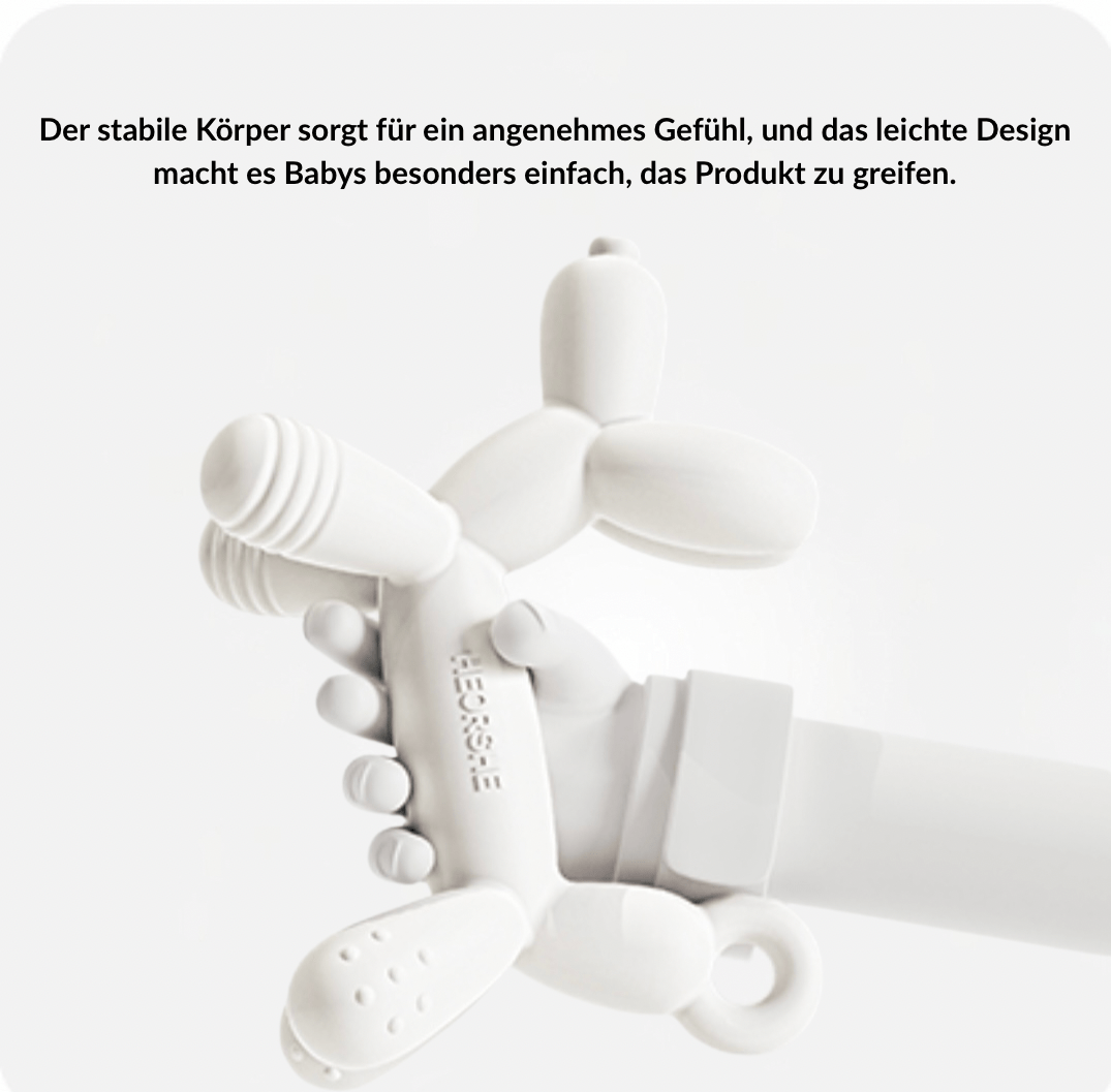 Puppy Teether (Weiß) - BesonderesHoch2