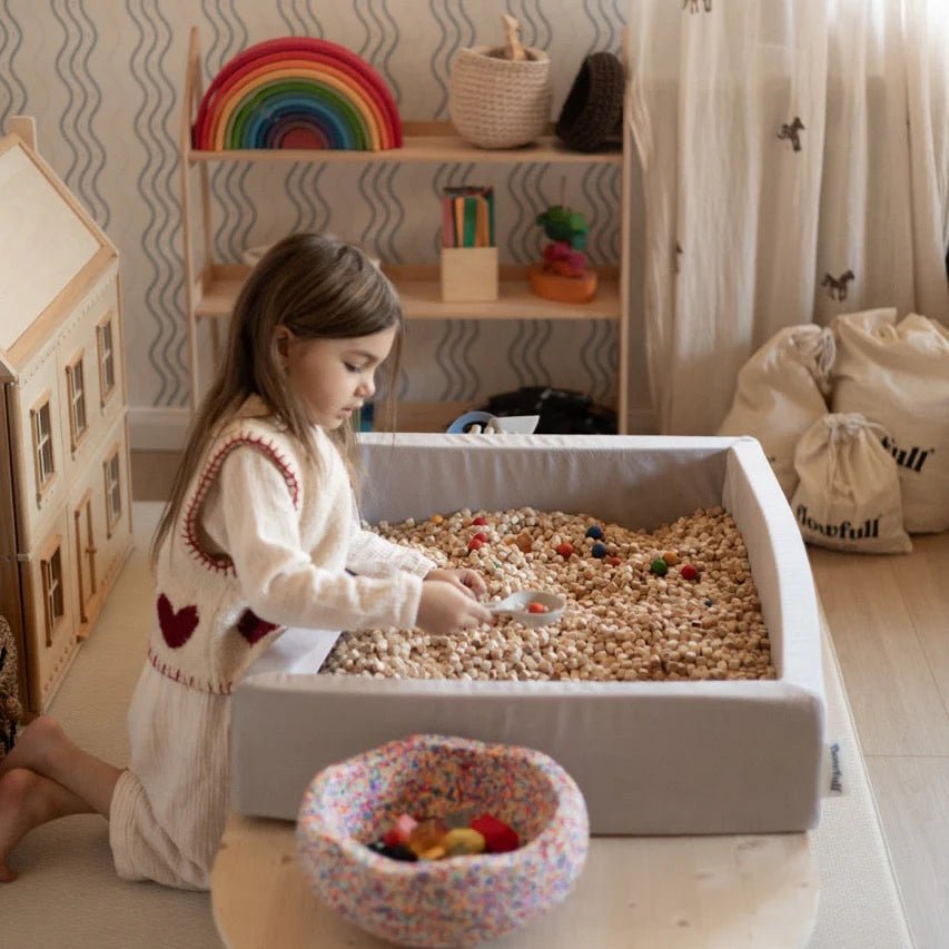 Sensorik - Würfelbox – Komplettset mit Kreativwürfeln & Werkzeug - BesonderesHoch2