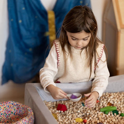 Sensorik - Würfelbox – Komplettset mit Kreativwürfeln & Werkzeug - BesonderesHoch2