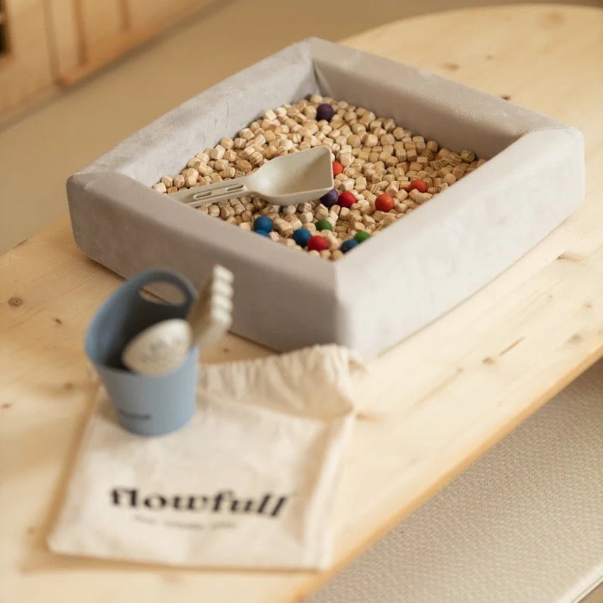 Sensorik - Würfelbox – Komplettset mit Kreativwürfeln & Werkzeug - BesonderesHoch2