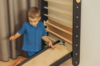 Sprossenwand & Kletterdreieck mit Rutsche, Pikler Dreieck Duck Woodworks 