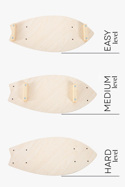 Surf Balance Board Kinder, Balanceboard, Montessori, Surfbrett, Wackelbrett, Balance Board Holz, - besondereshoch2