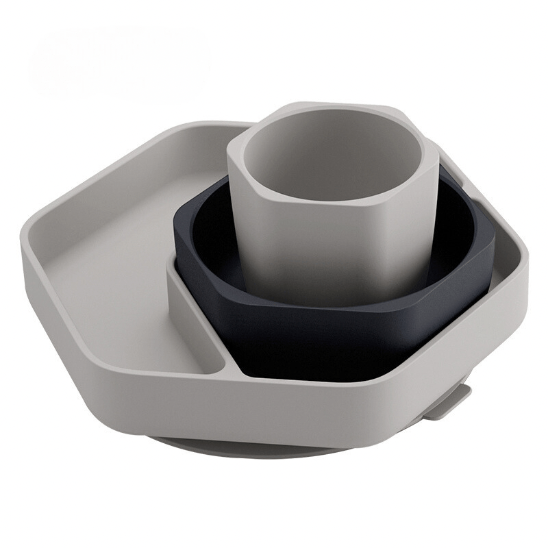 Toddler Feeding Set (Grau) - BesonderesHoch2