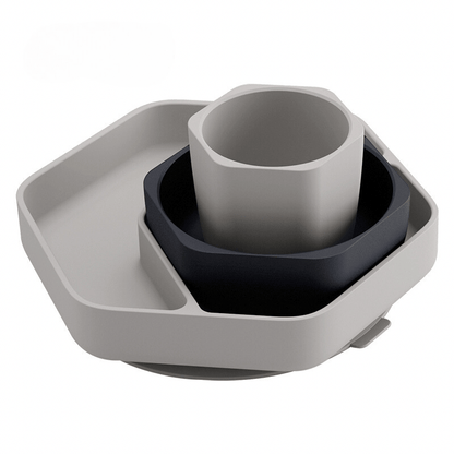 Toddler Feeding Set (Grau) - BesonderesHoch2