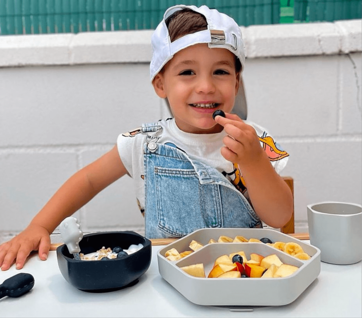 Toddler Feeding Set (Grau) - BesonderesHoch2