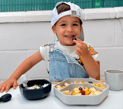 Toddler Feeding Set (Grau) - BesonderesHoch2