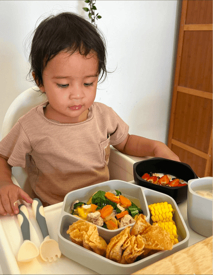 Toddler Feeding Set (Grau) - BesonderesHoch2