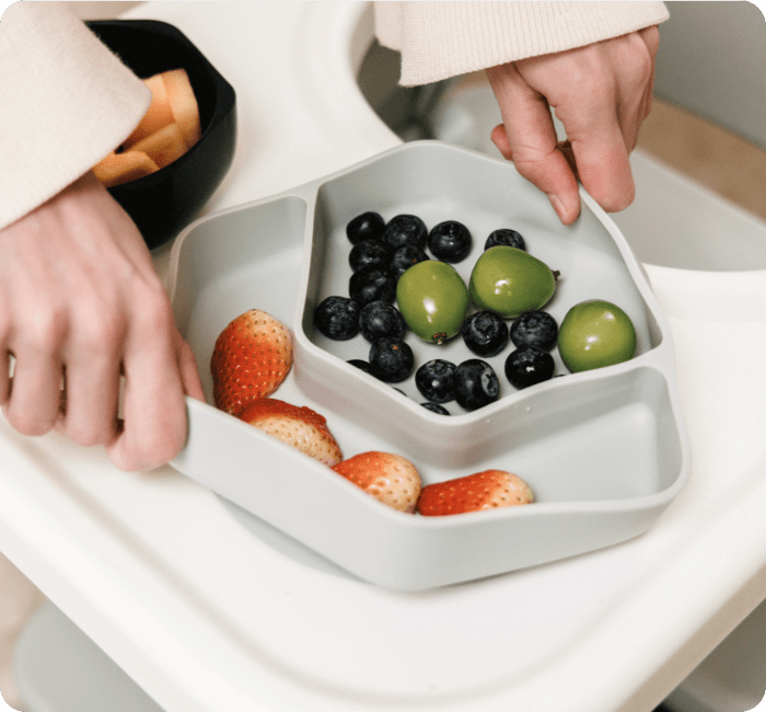 Toddler Feeding Set (Grau) - BesonderesHoch2