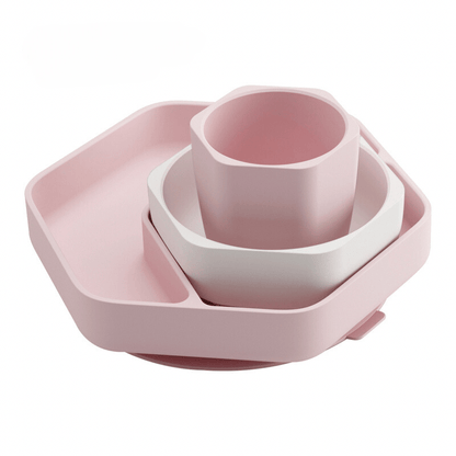Toddler feeding Set (Rosa) - BesonderesHoch2