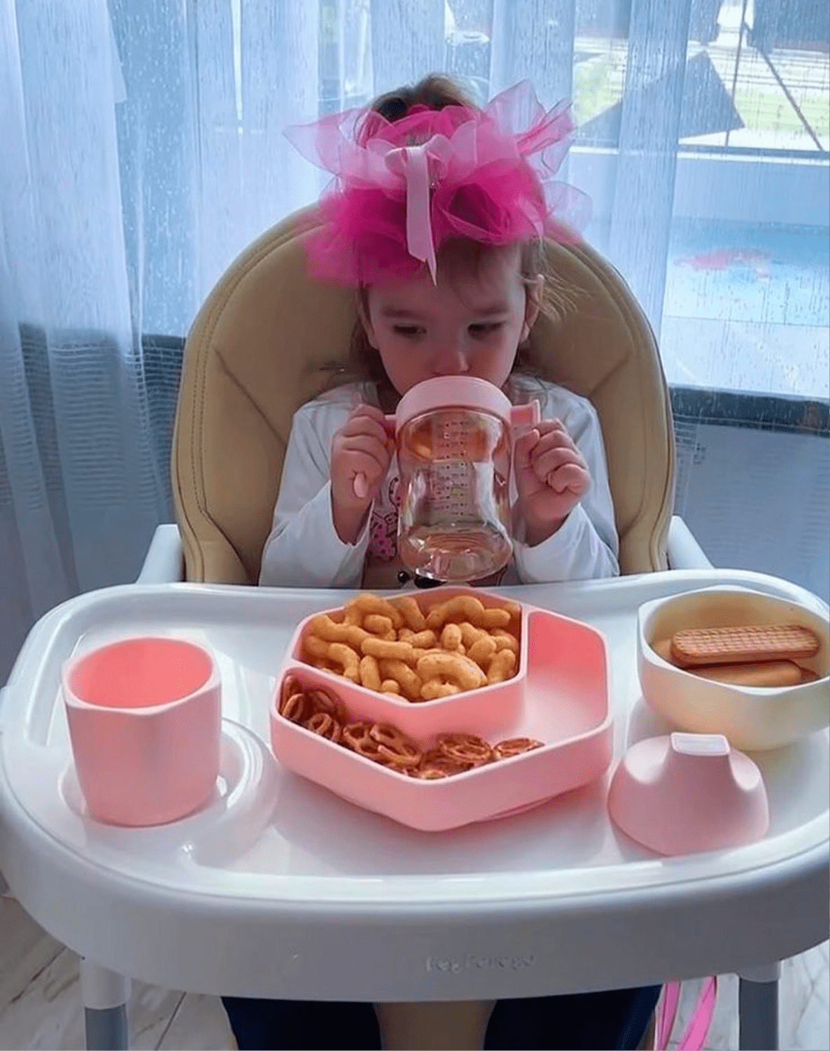 Toddler feeding Set (Rosa) - BesonderesHoch2