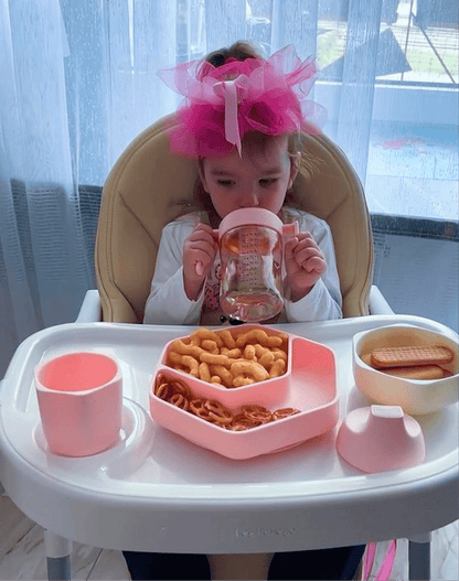 Toddler feeding Set (Rosa) - BesonderesHoch2