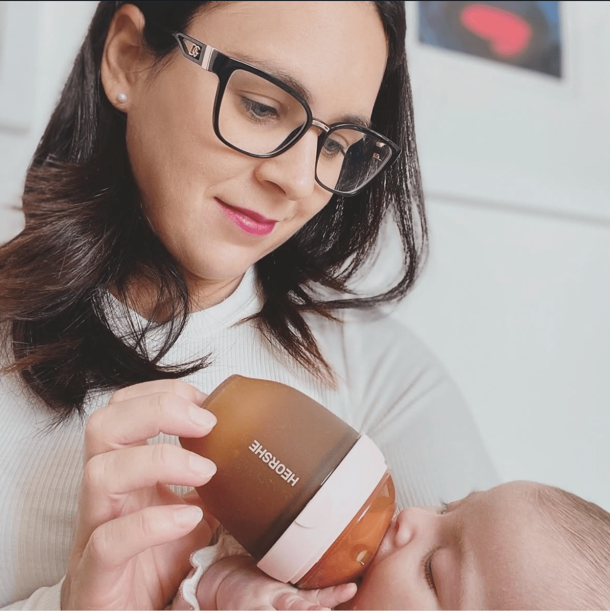 Ultra Wide Neck Baby Bottle 160ml (Rosa) - BesonderesHoch2