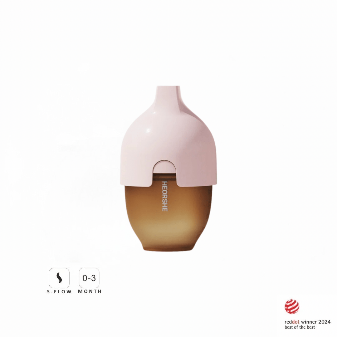 Ultra Wide Neck Baby Bottle 160ml (Rosa) - BesonderesHoch2