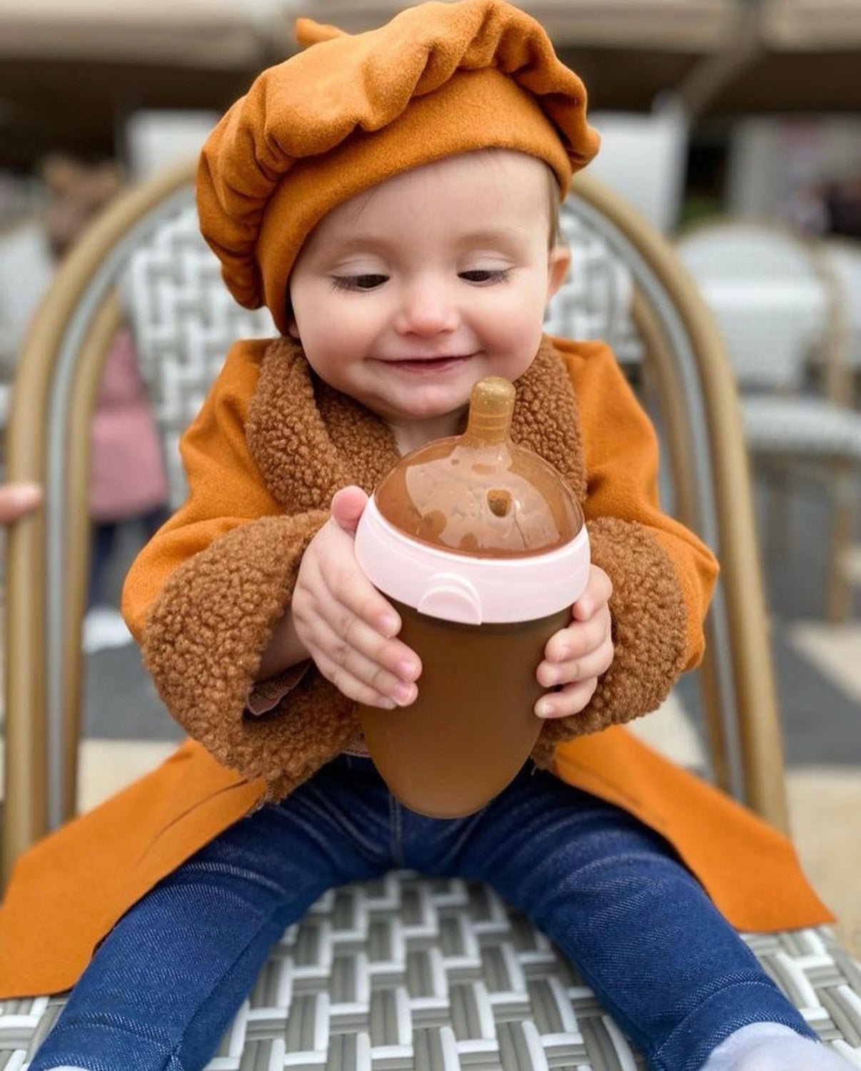 Ultra Wide Neck Baby Bottle 240ml (Rosa) - BesonderesHoch2