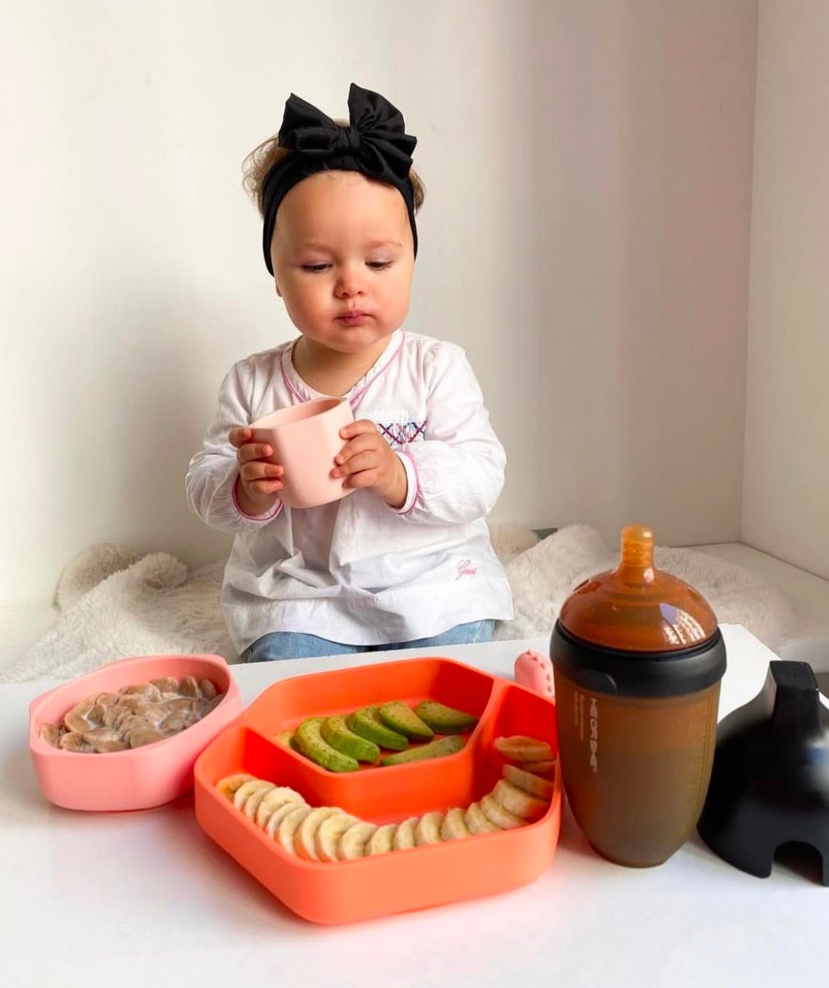 Ultra Wide Neck Baby Bottle 240ml (Schwarz) - BesonderesHoch2